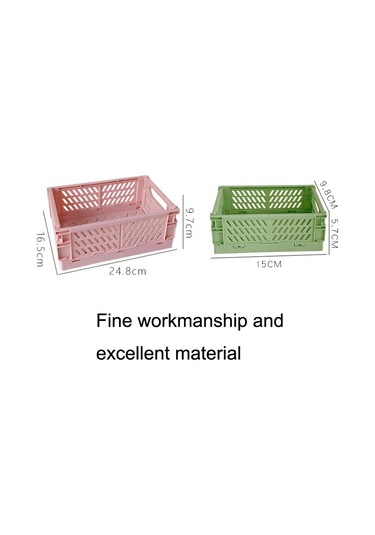 Sones Öğrenci Masaüstü Düzenleyici Katlanır Plastik Saklama Kutusu, Boyut: Küçük Açık Mavi