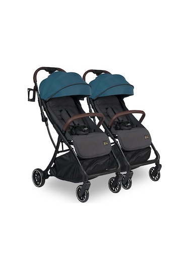Lorelli Minori Ayrılıp Birleşebilen Kabin İkiz Bebek Arabası - Opal Green