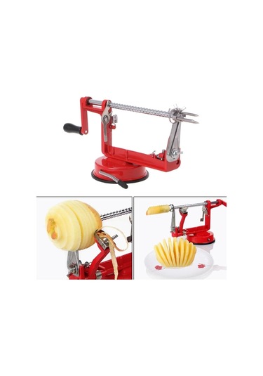 Elma Soyma Ve Dilimleme Makinesi Çelik Çok Renkli