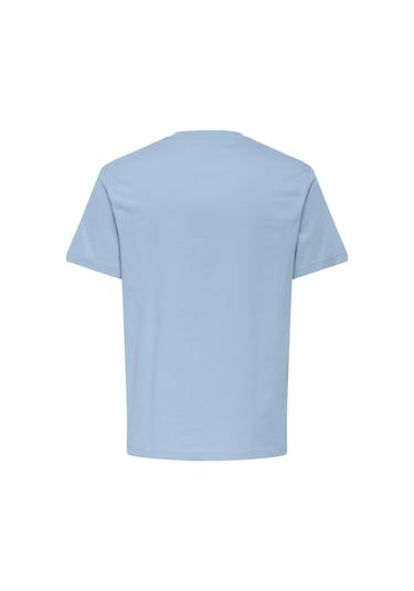 Only & Sons Onsmaxım Pamuklu Regular Fit Erkek T-shirt Mavi