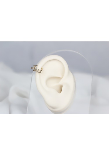 Glorria Altın Halka Piercing Sarı