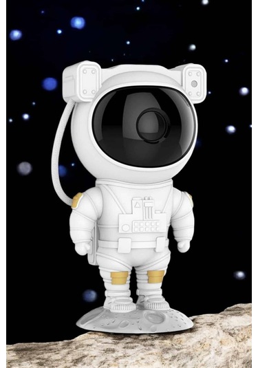 Astronot Bluetooth Hoparlör Gökyüzü Projektör Gece Lambası