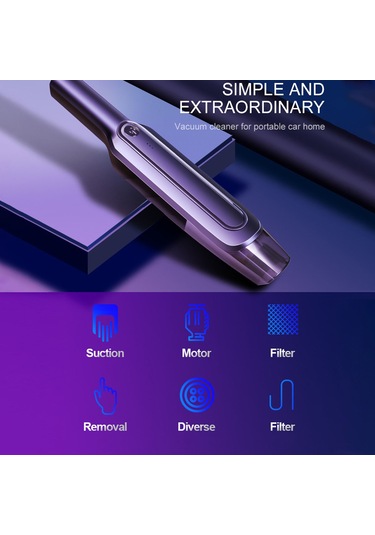 Singree Kablolu/kablosuz Araç Vakumu - Abs Motorlu, 15000pa Emiş Gücü, 200w, 12v