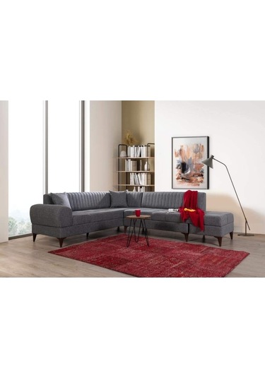 Mila Köşe Koltuk Takımı Antrasit Antrasit