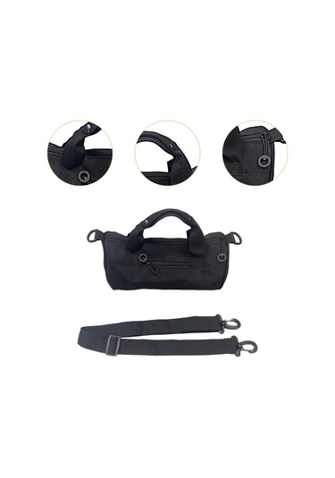 Homyl Dans Çantası Spor Çocuk Doğum Günü Hediyesi Jimnastik Siyah