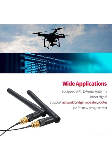 Didadodo 300mbps Çift Antenli Wifi Modül - Router/köprü/repeater Modları İle Sinyal Güçlendirici, Yüksek Kapasiteli