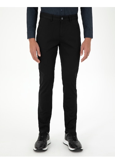 Pierre Cardin Erkek Siyah Pantolon Kanvas-chino 50292522-vr046 Siyah