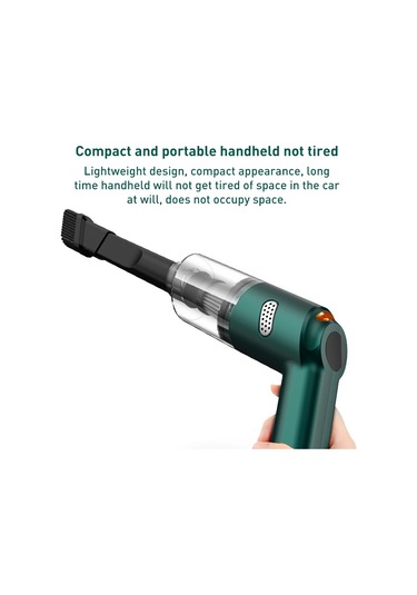 Kbn-010 10000pa Güçlü Araba Akülü Elektrikli Süpürge El Temizleme Aracı, Spec: Premium Sürüm Beyaz