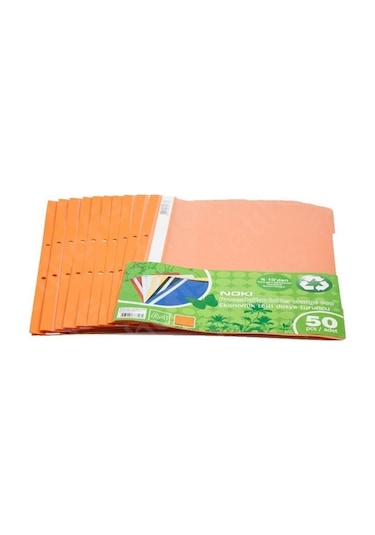 Noki Eco Telli Dosya Turuncu (50'li Paket)