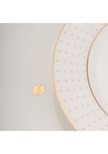 Jumbo Navy 24 Parça 6 Kişilik Yemek Takımı Pink Pembe