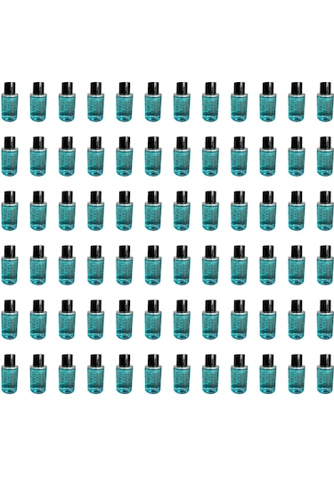 Tek Kullanımlık Mini Otel Seyehat Kamp Duş Jeli Mavi Şişe 100 x 30 ML
