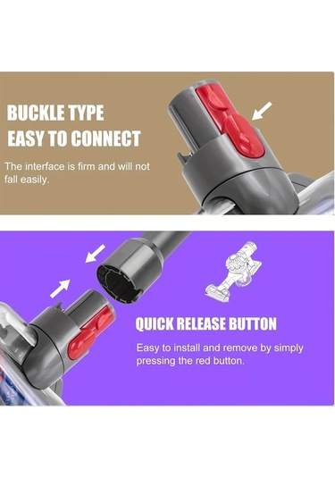 Fochsia For  V7 V8 V10 V11 V15 Uyumlu Mini Motorlu Fırş Başlığı Evcil Hayvan Tüyü Halı Temizlik