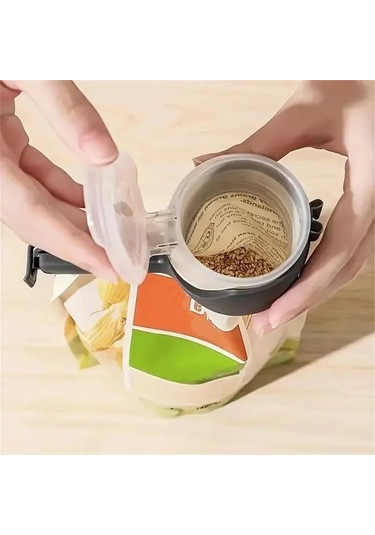 Willowhaven 2 Adet Yeşil Döküm Ağzı Klipsli Gıda Saklama Kilitleri Fasulye Tahıl Yulaf