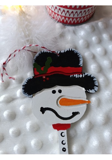 Kardan Adam Anahtar Tılsım Noel Süslemeleri Noel Ağacı Asma Karda