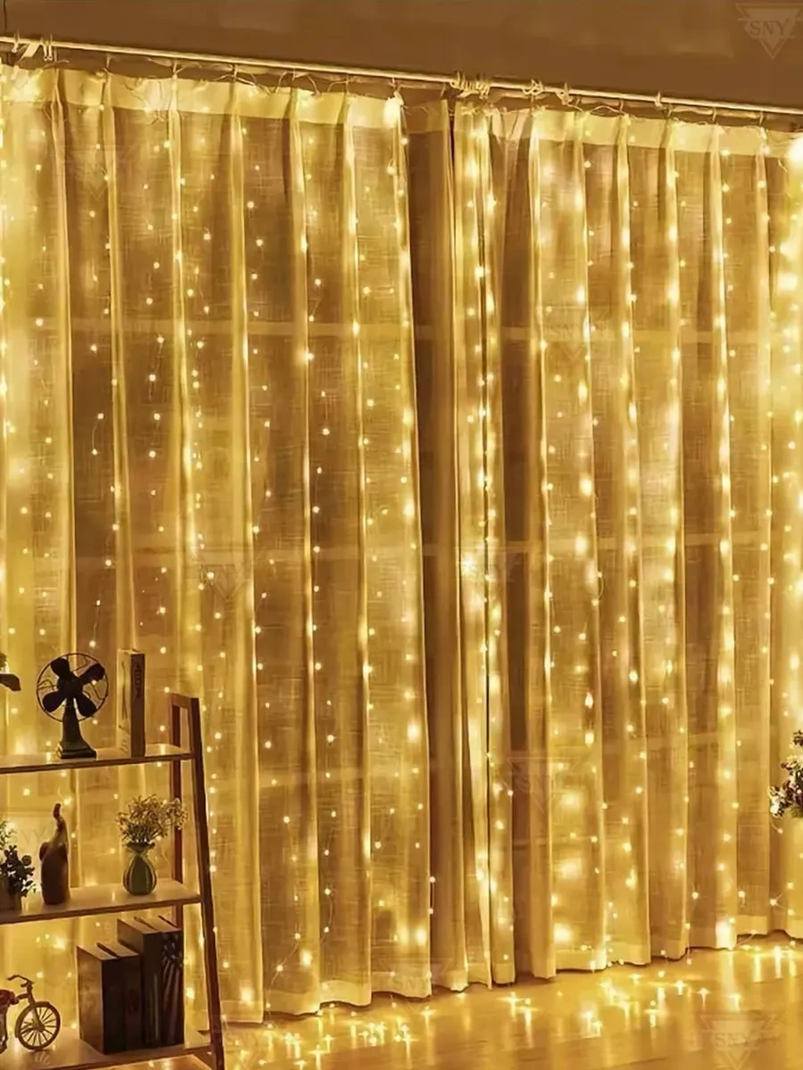 Lesnyak Perde Şerit 3x2 Usb Beyaz Sıcak Işık 188472226 Beyaz Sıcak