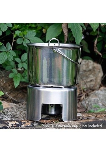 Symbee Tomshoo Paslanmaz Çelik Mutfak Kupa Tutucu, Isıtıcı İçin Konstrüksiyon Aparatı 127x77x77mm Gümüş