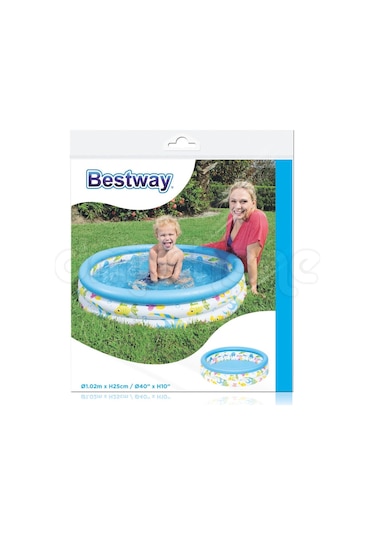 Bestway 51008 Şişme Havuz 102 x 25 CM Çok Renkli