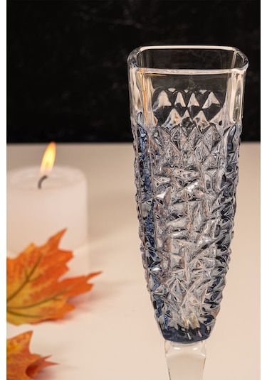 Mest 3 Renk 6'lı Cam Kahve Yanı Su Bardağı Seti 130 Cc Ayaklı Bardak 3 Renk