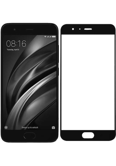 Xiaomi Mi Note 3 Davin 5D Cam Ekran Koruyucu Siyah