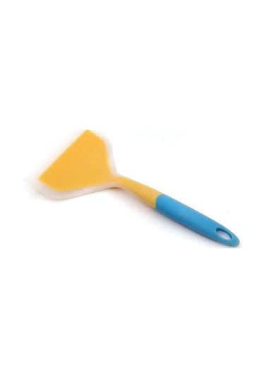 Mavi 1 Adet Turner Kürek Sıcaklığa Dayanıklı Yapışmaz Tava Silikon Spatula Pişirme Gereçler Mutfak Için