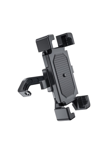 Darbeye Dayanıklı Motosiklet Cep Telefonu Tutucu Dikiz Ayna Model 001 Gri