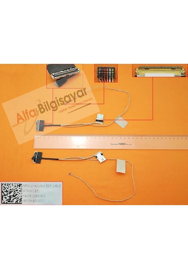 Alfabilgisayar Asus Uyumlu N550Jv-Db72,N550Jv-Db72T Lcd Data Kablo Lvds Flex Cable S