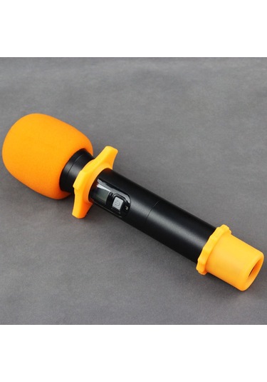 Gajeena Mikrofon Korumalı Kılıf: Ktv Ev Kullanıma Uygun Rüzgar/sprey Engeli, Sünger + Silikon Dört Köşeli Uç Kapağı, Siyah