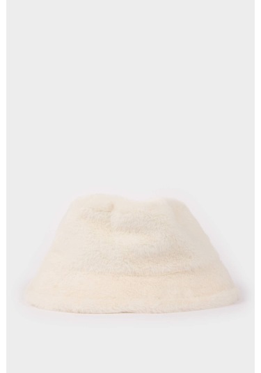 Defacto Kadın Pamuklu Bucket Şapka E9951axnswt1 Beyaz