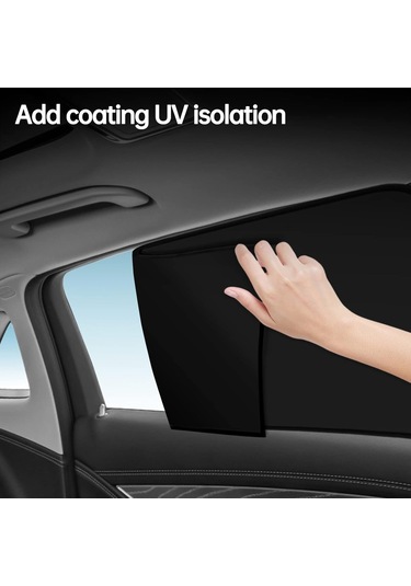Maiyame Araç Pencere Manyetik Gölgelik Seti: Tam Gölgeleme & Uv Koruma, 4 Adet Sürücü+yardımcı+2 Arka , Evrensel Kullanım, Gizlilik Sağlar