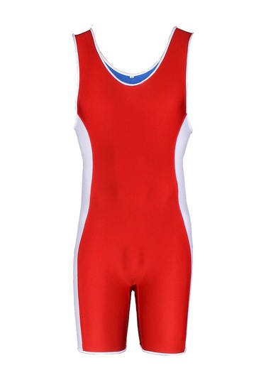 Dosmai Güreş Mayosu Çift Taraflı Kırmızı Mavi Xl Gm735 Kırmızı - Mavi