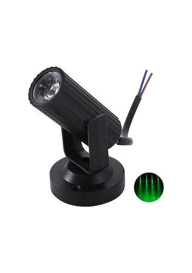 Yeşil Mini Led Sahne Işını Projektör Işığı Parti Spot Işığı Disko Dj Kulübü Müzik Bar Lambası