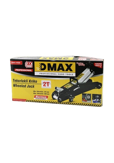 2 Ton Arabalı Tekerli Timsah Kriko