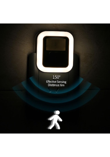 Jms Parlaklık Aydınlatma Süresi Ayarlanabilir Led Plug-in Hareket Sensörlü Gece Lambası Seçenekler Us Plug Çok Renkli