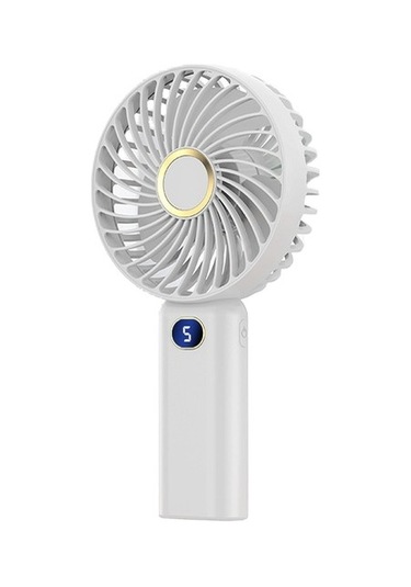 El Tipi Küçük Fan, Uzun Ömürlü Pil Ömrü, Sessizlik Ve Güçlü Rüzgar Ha7byj Beyaz