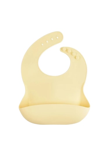 Jojobebek Çocuk Silikon Mama Önlüğü (SARI RENK)