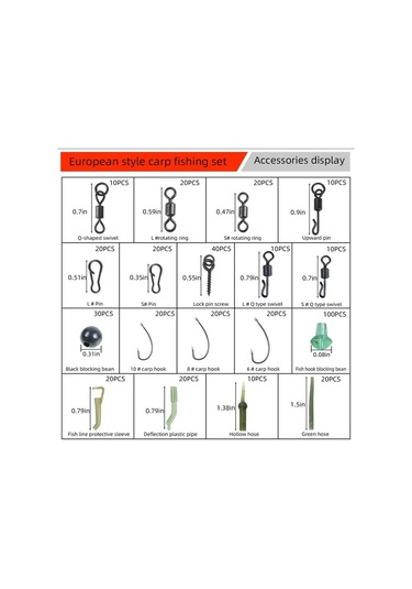 Novahub 420 Parça Av Aksesuar Seti - Taşınabilir Saklama Kutusu İle Avcılar İçin Mükemmel Seçim, Pratik Aksesuar Seti