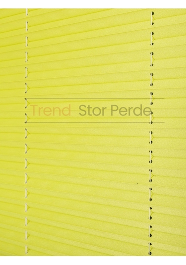 Yeşil Plise Katlanır Cam Balkon Perdesi - Ofis Perdesi - Salon Perdesi - 013 Yeşil