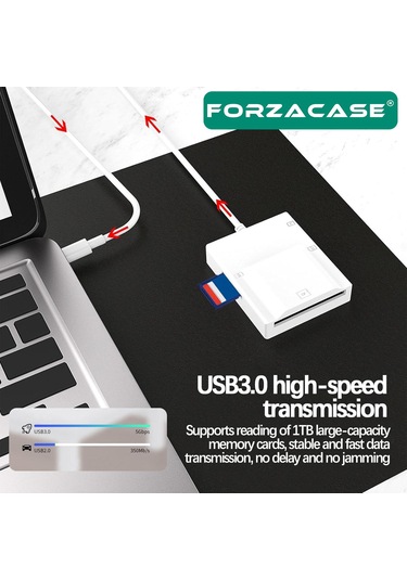 4in1 Usb To Sd / Micro Sd / Tf Kart Okuyucu Adaptör - Fc973