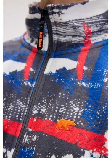 Bad Bear Drew Asfalt Erkek Polar Sweatshirt-asfalt Çok Renkli