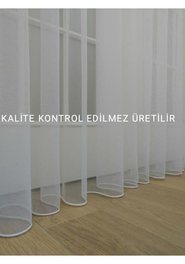 Tül Perde Fransız Danteli Zemini Sade Spor Tül Perde. (331042246)