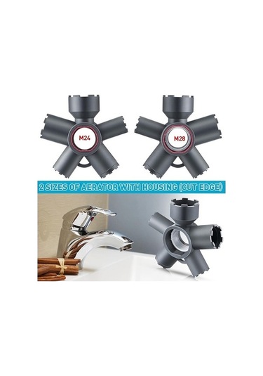 Tongxida 10 Renk Bosphorus Musluk Havalandırıcı Çıkarma Anahtarı Aleti Siyah Gri Çok Renkli