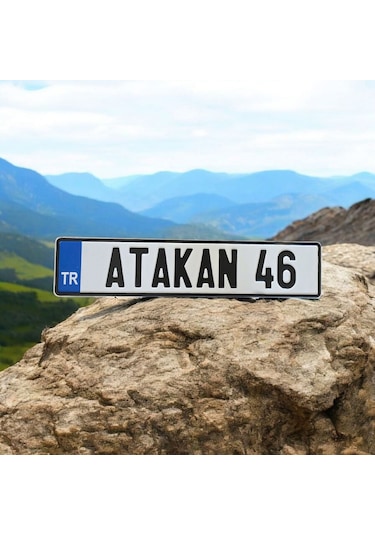Karavan Plakası, Tr'li Plaka, İsimli Plaka , Dekor Plaka