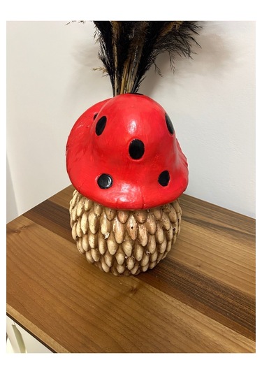 Dekoratif 30cm Büyük Boy Kirpi Ev Balkon Bahçe Dekorasyon Bohem Biblo Heykel 30 Cm