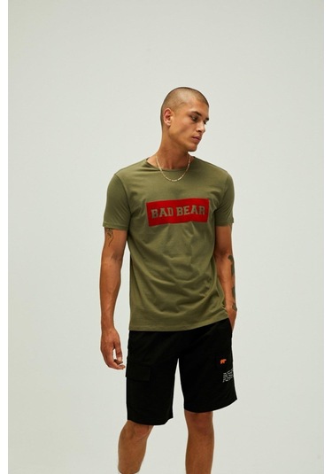 Bad Bear 22.01.07.013-c70 Flog Erkek T-shirt Haki