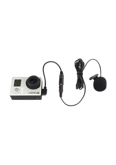 Cbtx Gopro Hero 4/3 +/3 Uyumlu Klipli + Mikrofon Adaptörü İle Mini Usb Mikrofonu