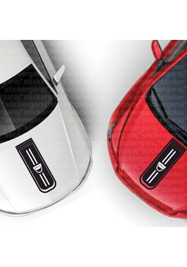 Dacia Sandero Markalı Logolu Kaput Şerit Sticker Lüks Model