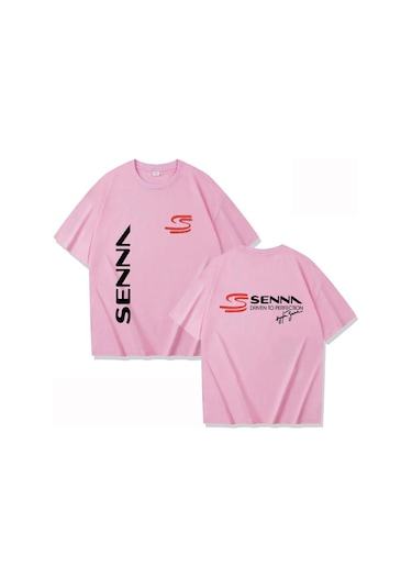 Snapbuy 2025 Erkek T-shirt Ayrton Senna Formula 1 Grafik Xxs-4xlmor Mor
