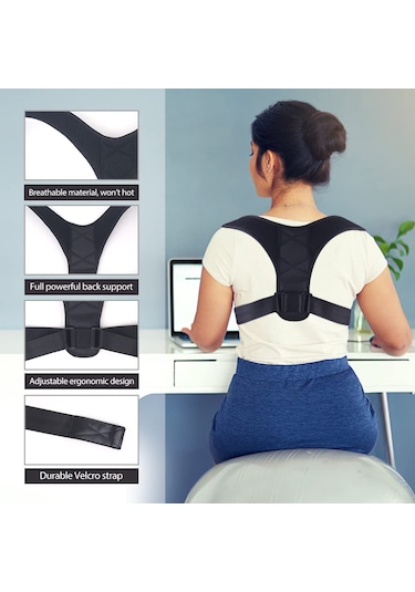 Dik Duruş Korsesi Duruş Düzeltici Skolyoz Sırt Omuz Korsesi