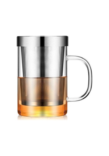 Cam Su Şişesi Çay Demlik Filtre Kahve Kupa Ev Yalıtımlı Ofis Bardağı İle Handgrip Seyahat Kupa Su Bardağı Bira Steins 07 Beyaz