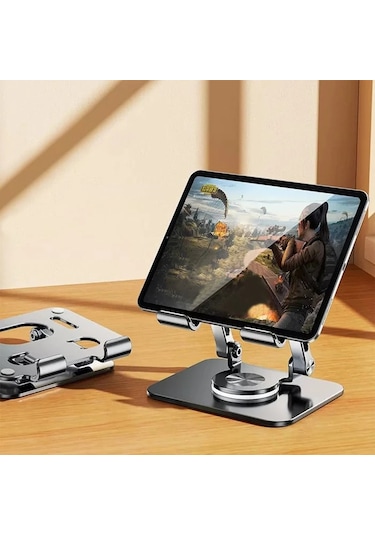 Ally H07 Katalanabilir Alüminyum Tablet Ve Telefon Tutucu Standı- 5775